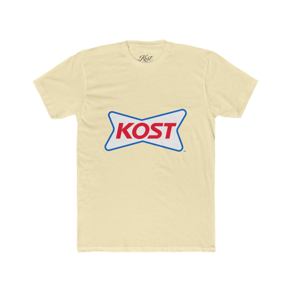 KOST Logo Tee — Retro Red & Blue Graphic T-Shirt