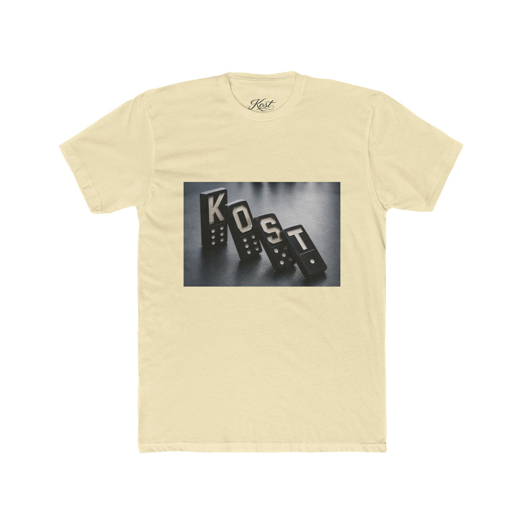 KOST Domino Graphic Tee — Retro Monochrome Dominoes Shirt