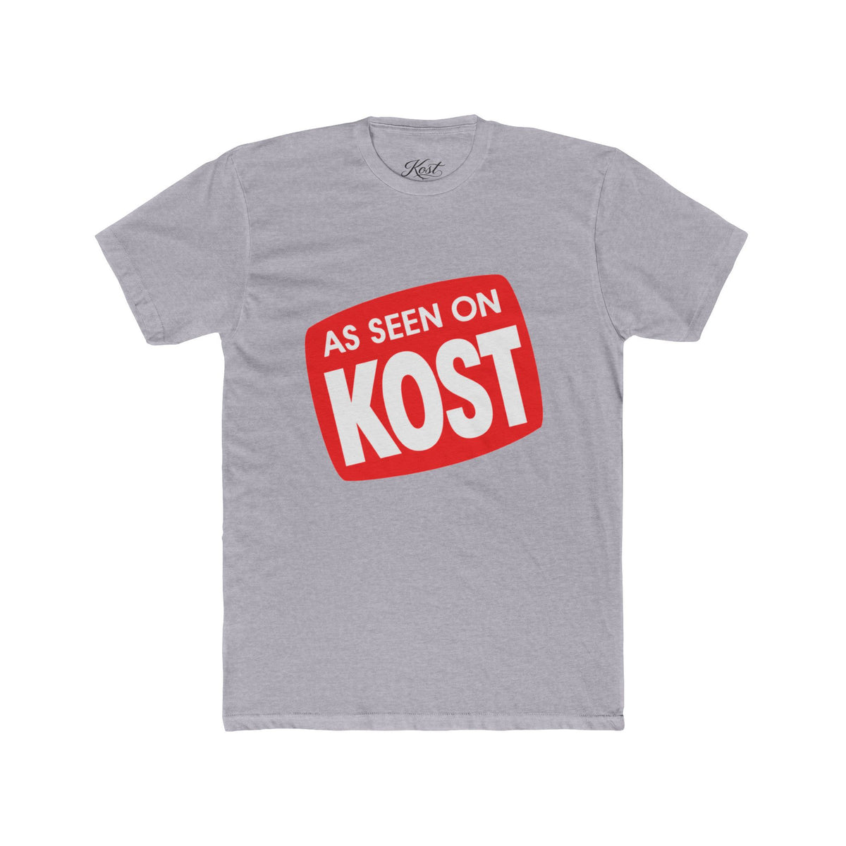 As Seen On KOST Tee — Retro Red Logo Graphic T-Shirt