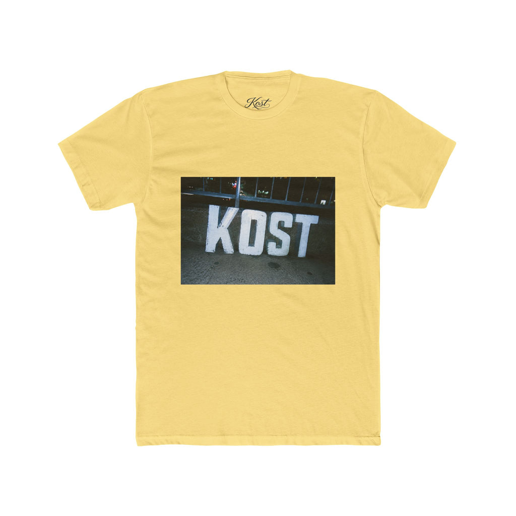 KOST Logo Graphic Tee — Vintage Street Sign Photo T-Shirt