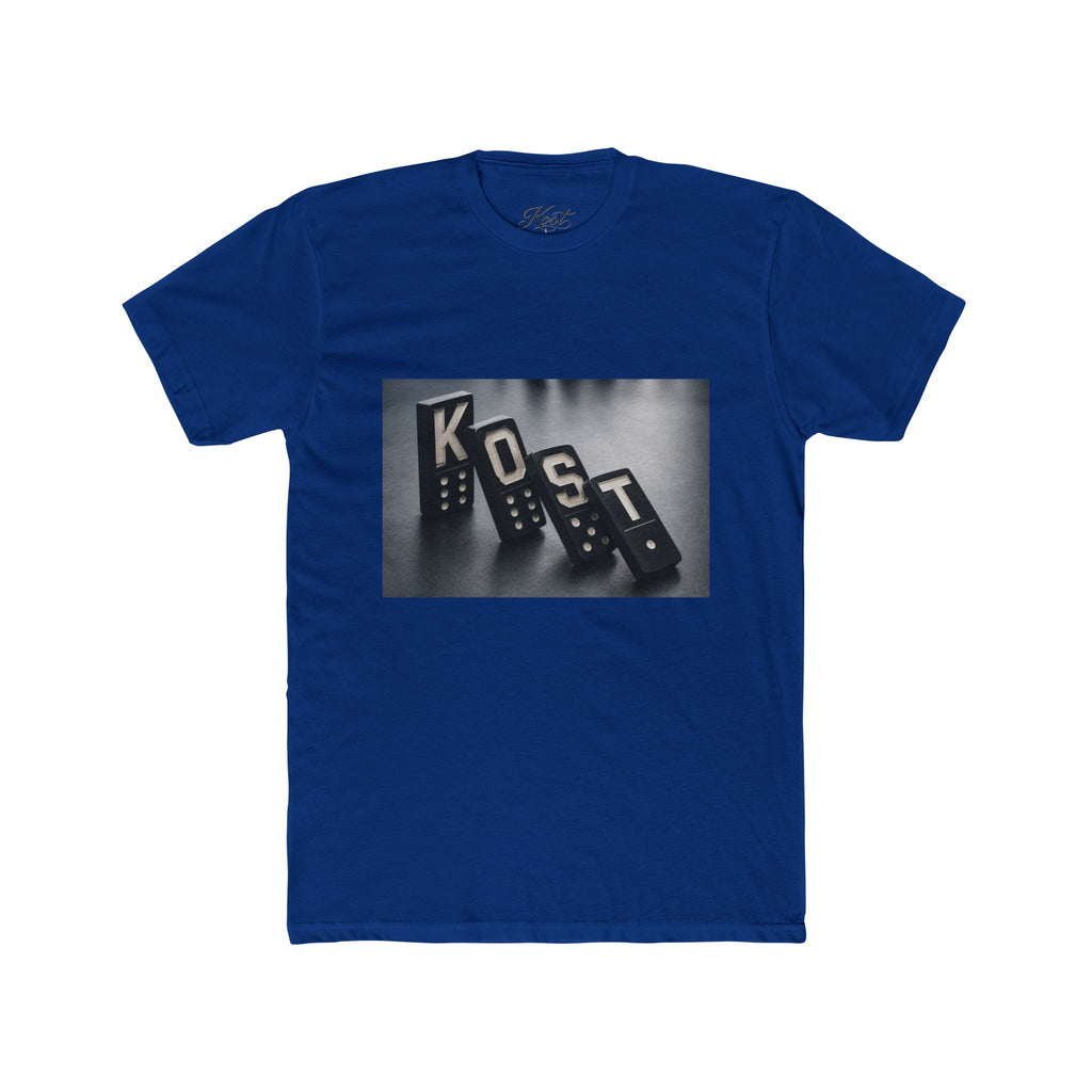 KOST Domino Graphic Tee — Retro Monochrome Dominoes Shirt