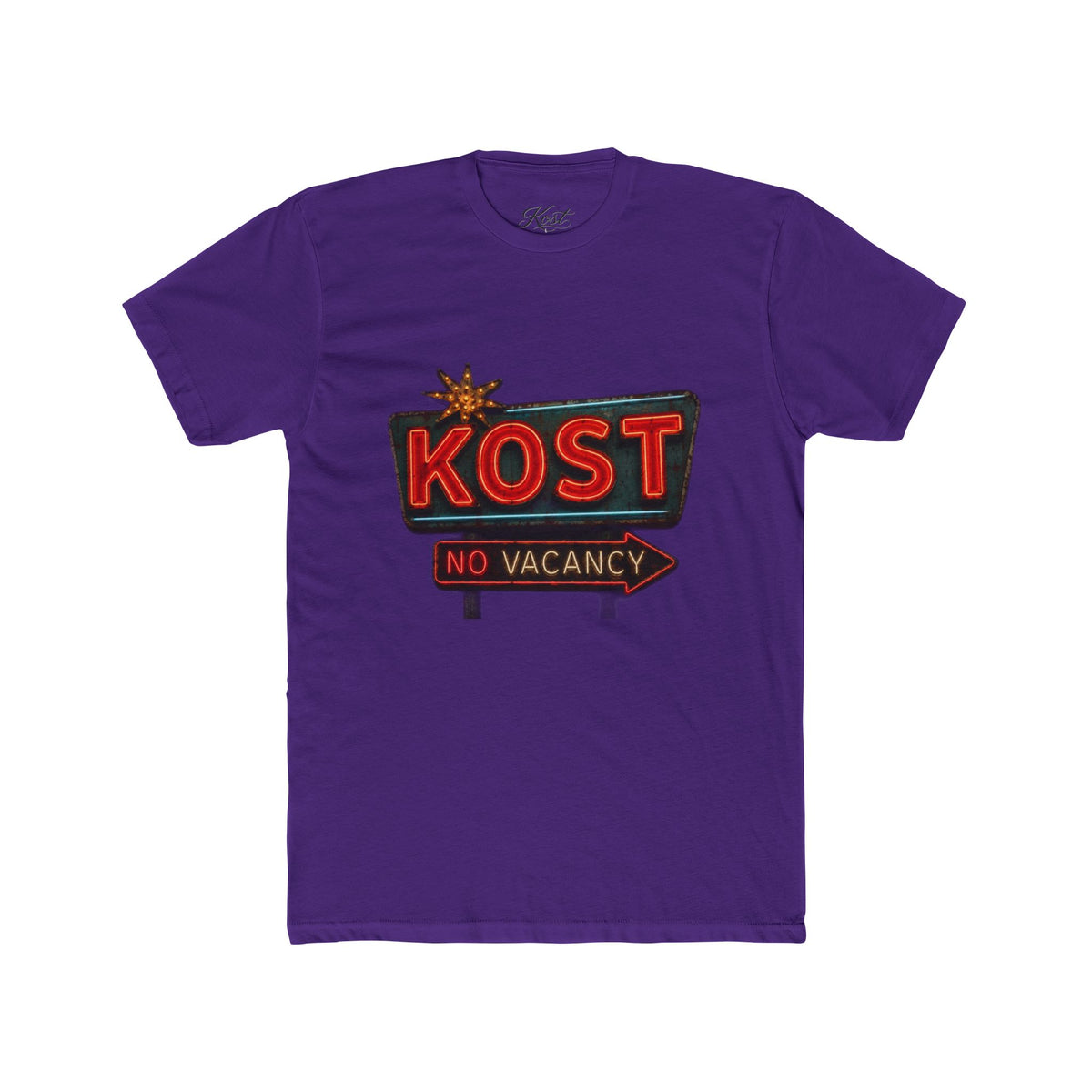 KOST No Vacancy Retro Motel Sign T-Shirt