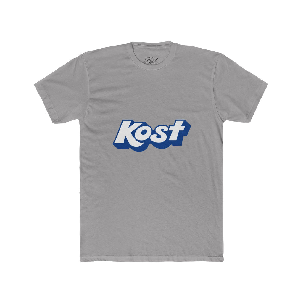 Kost Retro Logo Tee — Vintage Blue Graphic T-Shirt