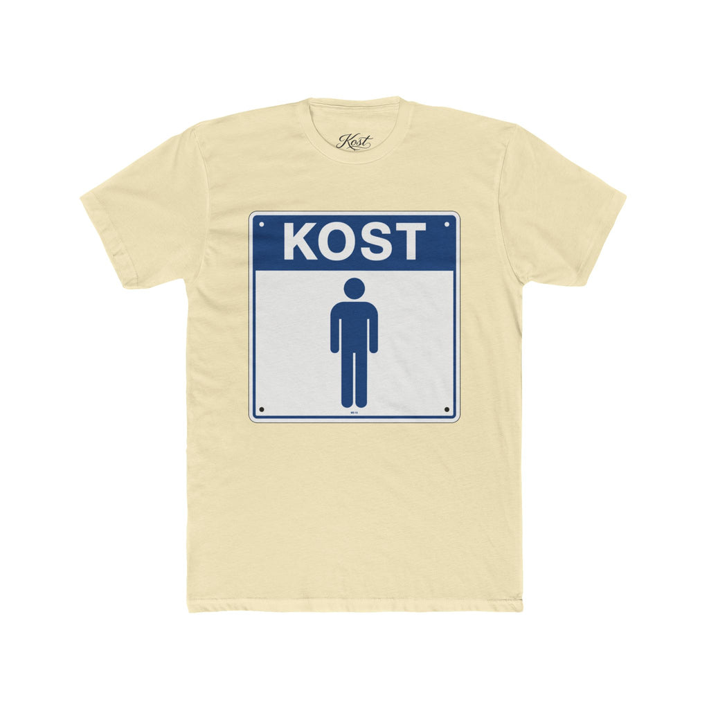 KOST Street Sign T‑Shirt — Retro Blue Icon Tee