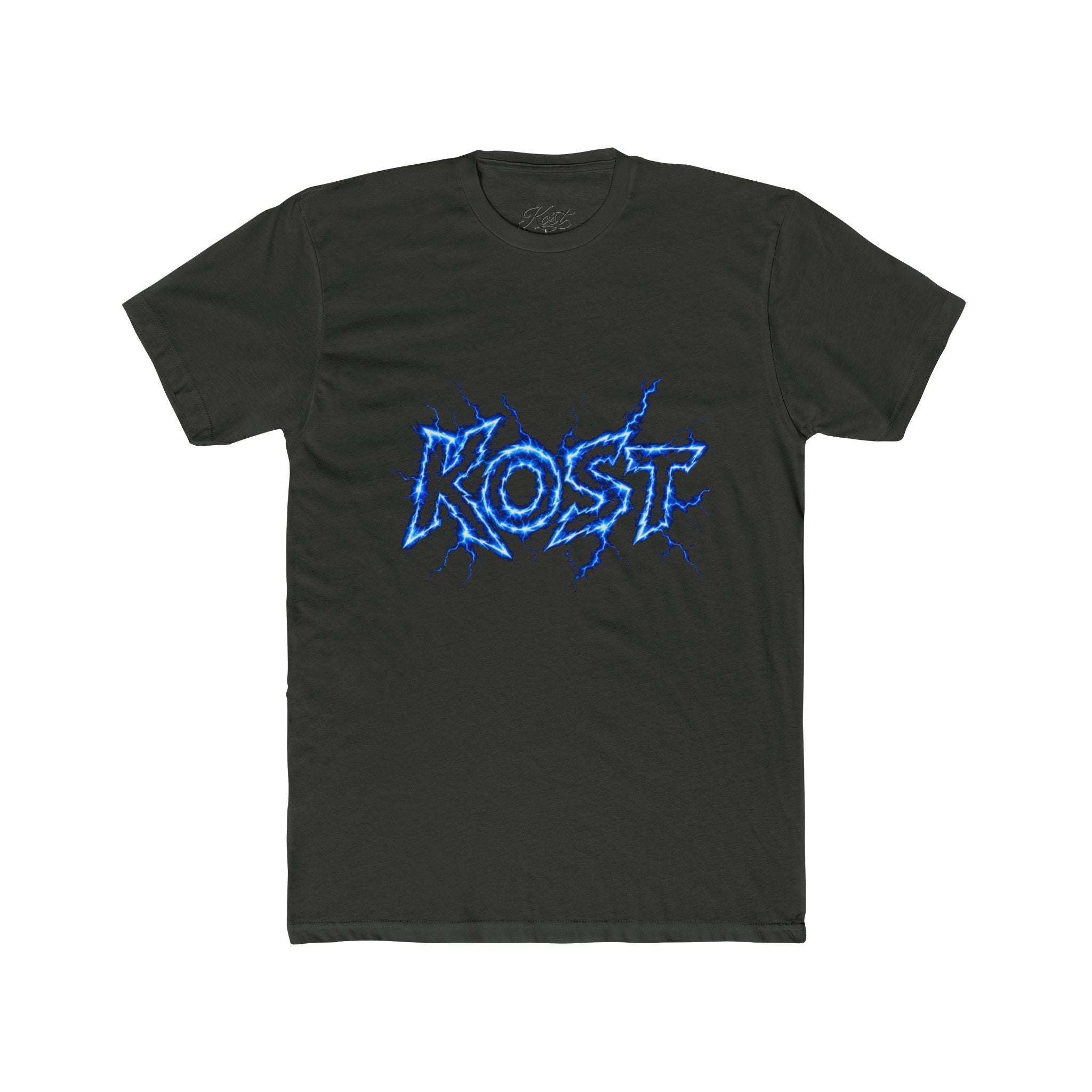 Kost Lightning Graphic Tee — Blue Electric Logo T-Shirt