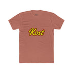 Kost Script T-Shirt — Retro Yellow & Red Logo Tee