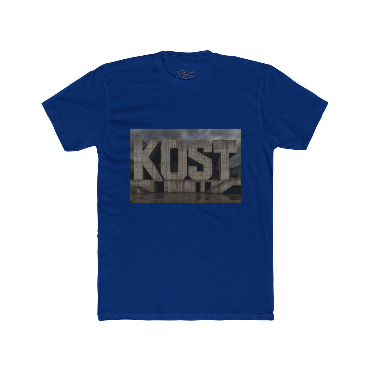 KOST Concrete Wall Graphic Tee — Urban Industrial Streetwear T-Shirt