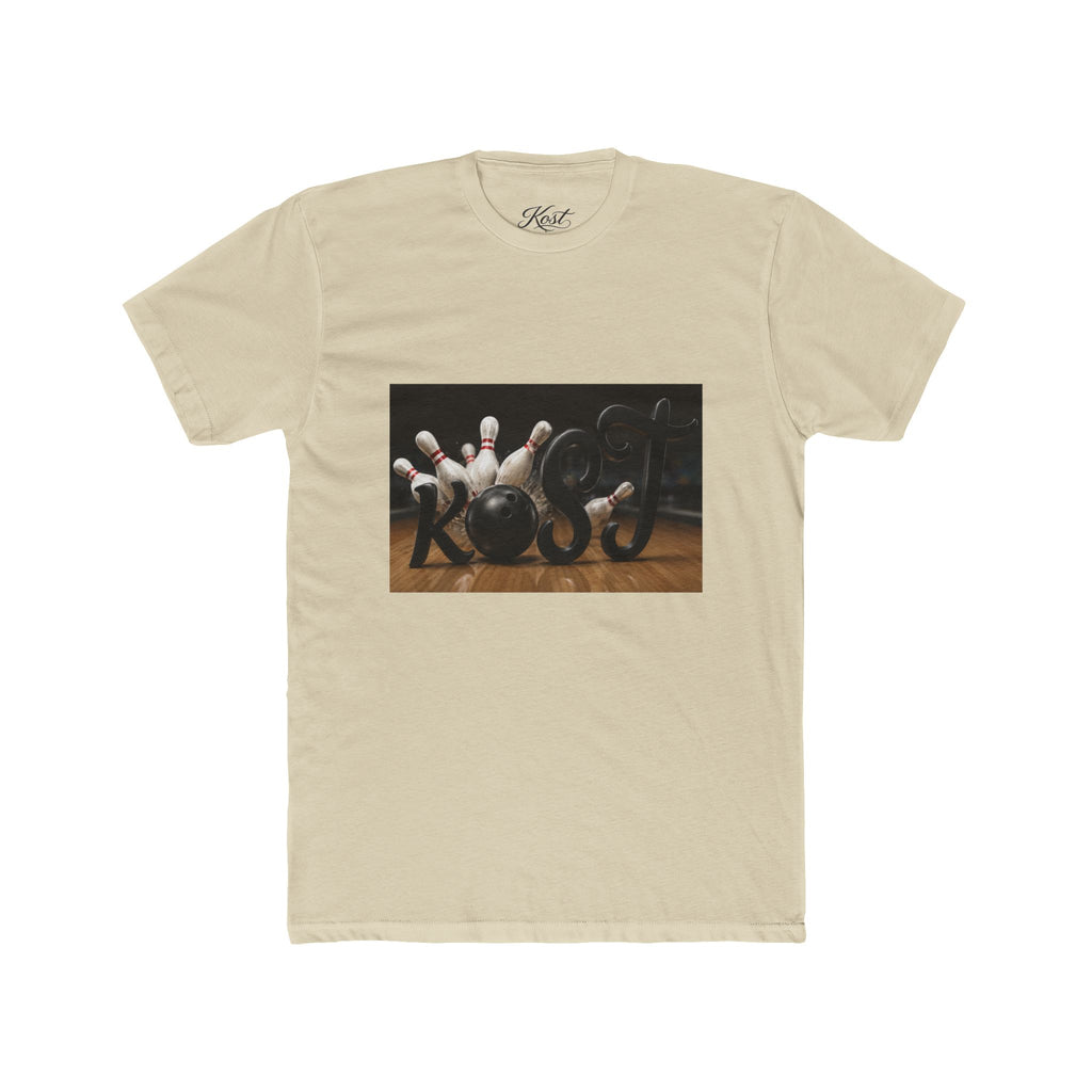 Bowling Strike T‑Shirt — Vintage Pins & Ball Graphic Tee for Bowlers