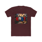KOST Cityscape Graphic Tee — Red, White & Blue Urban Skyline T-Shirt