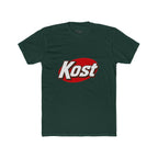 Kost Logo Tee — Retro Red Oval Graphic Cotton T‑Shirt