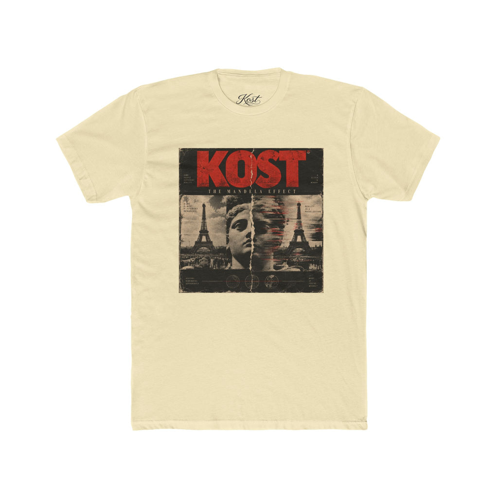 KOST Paris Collage T-Shirt — Retro JFK & Eiffel Tower Graphic Tee