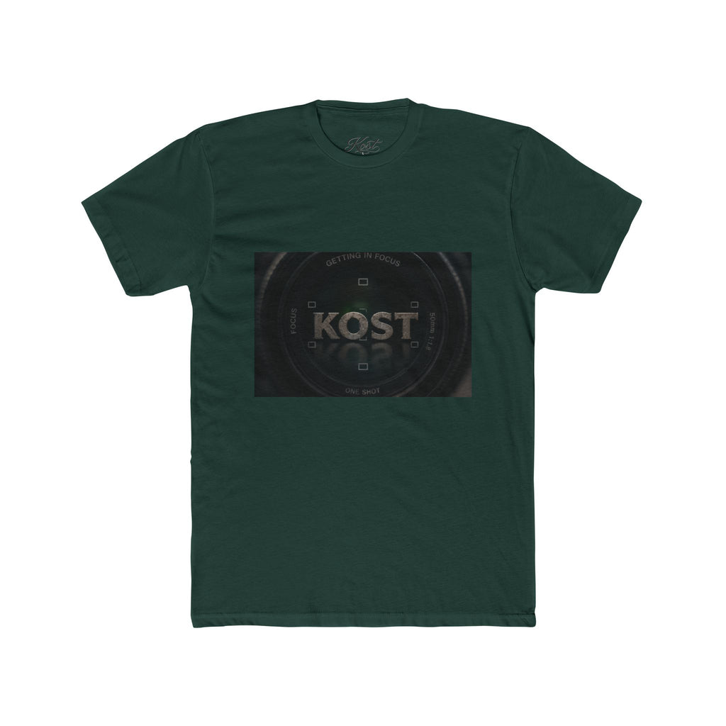 KOST Logo Tee — Minimalist Black Graphic Cotton T‑Shirt