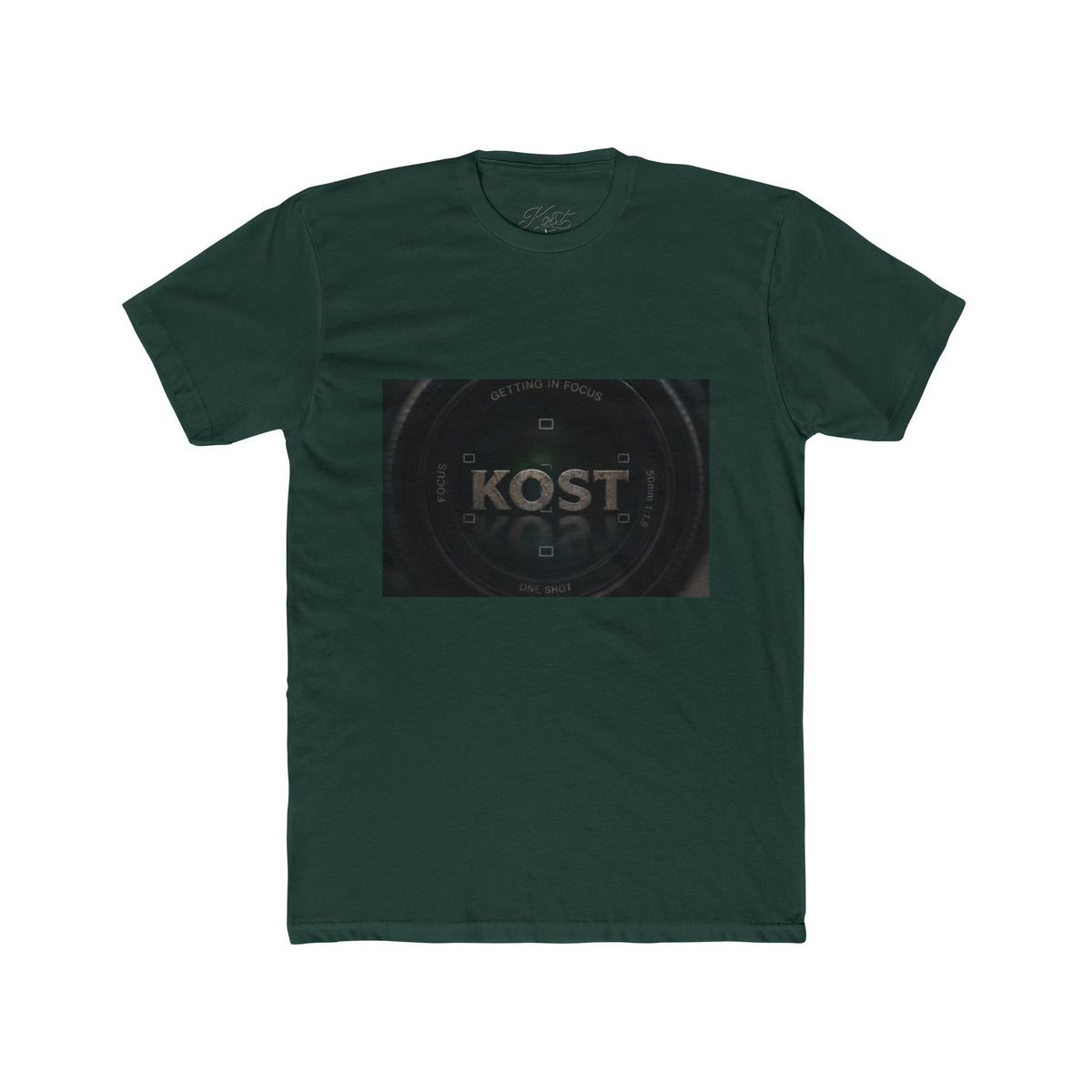 KOST Logo Tee — Minimalist Black Graphic Cotton T‑Shirt