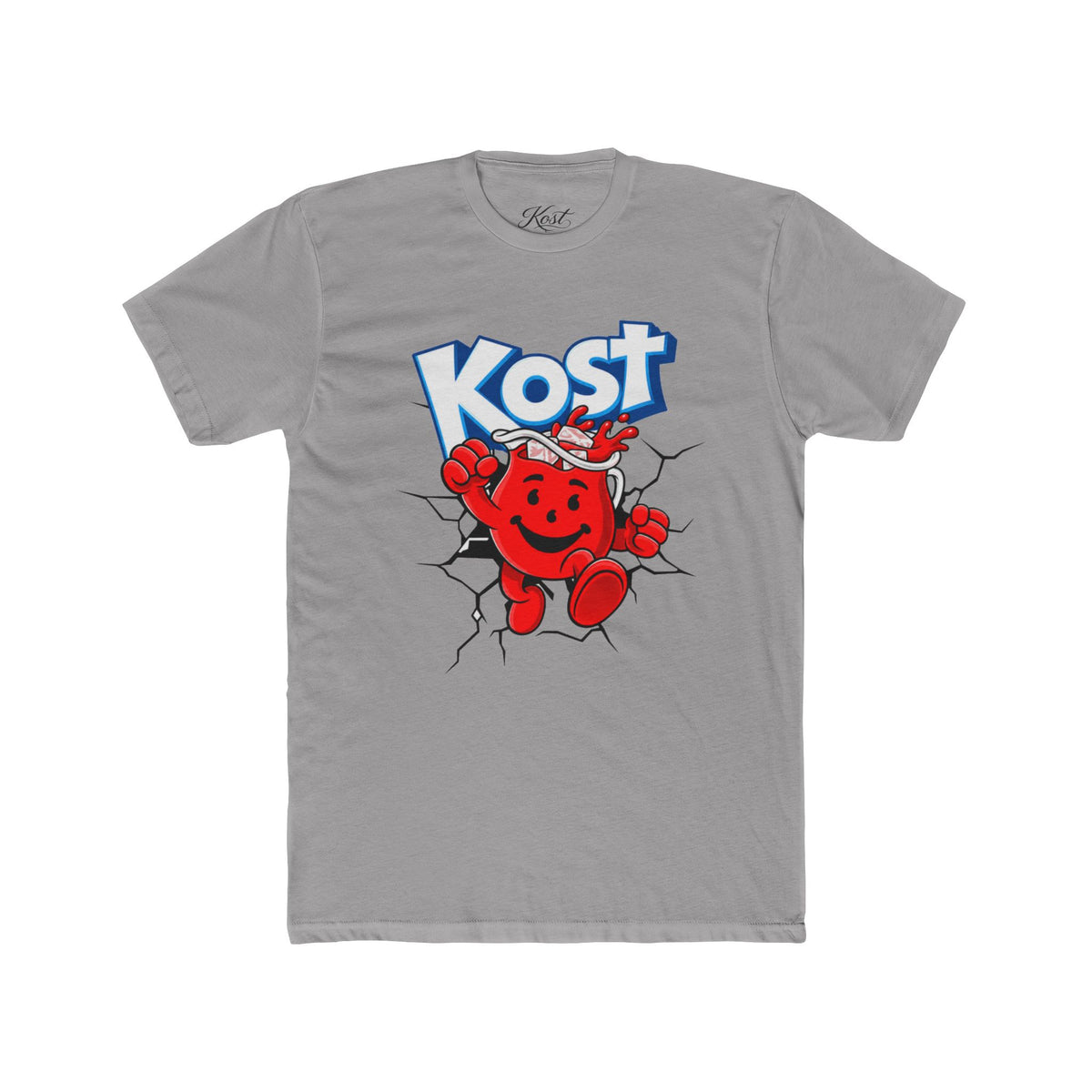 Kost Kool-Aid Inspired Retro Tee — Red Character Breakthrough Graphic T-Shirt
