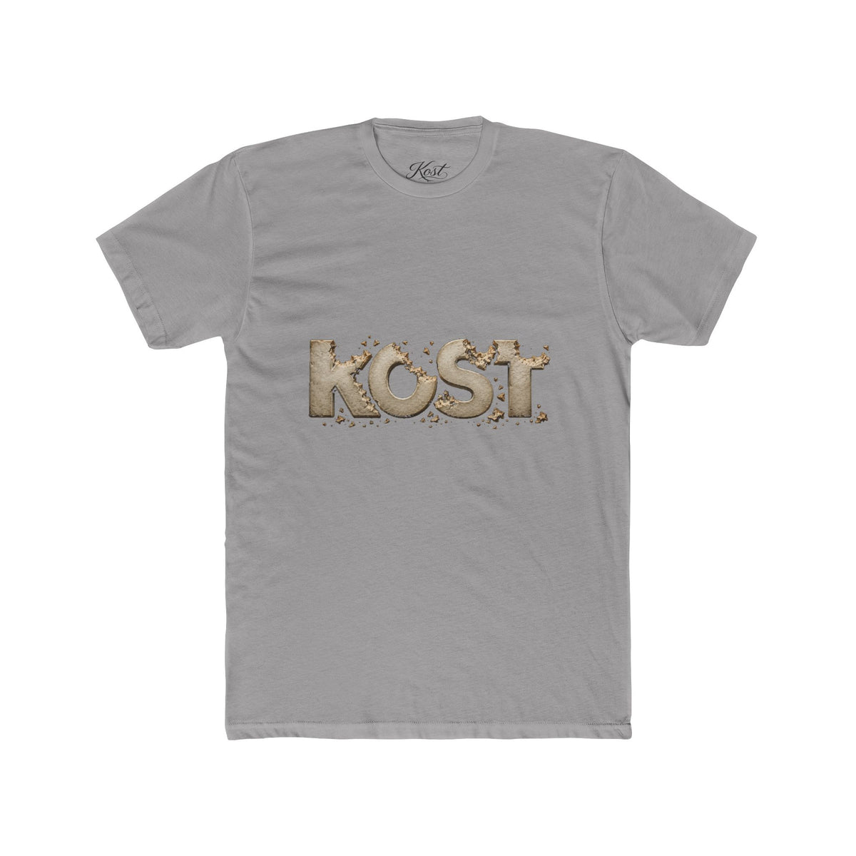 KOST Logo Tee — Distressed Vintage Lettering Cotton T-Shirt