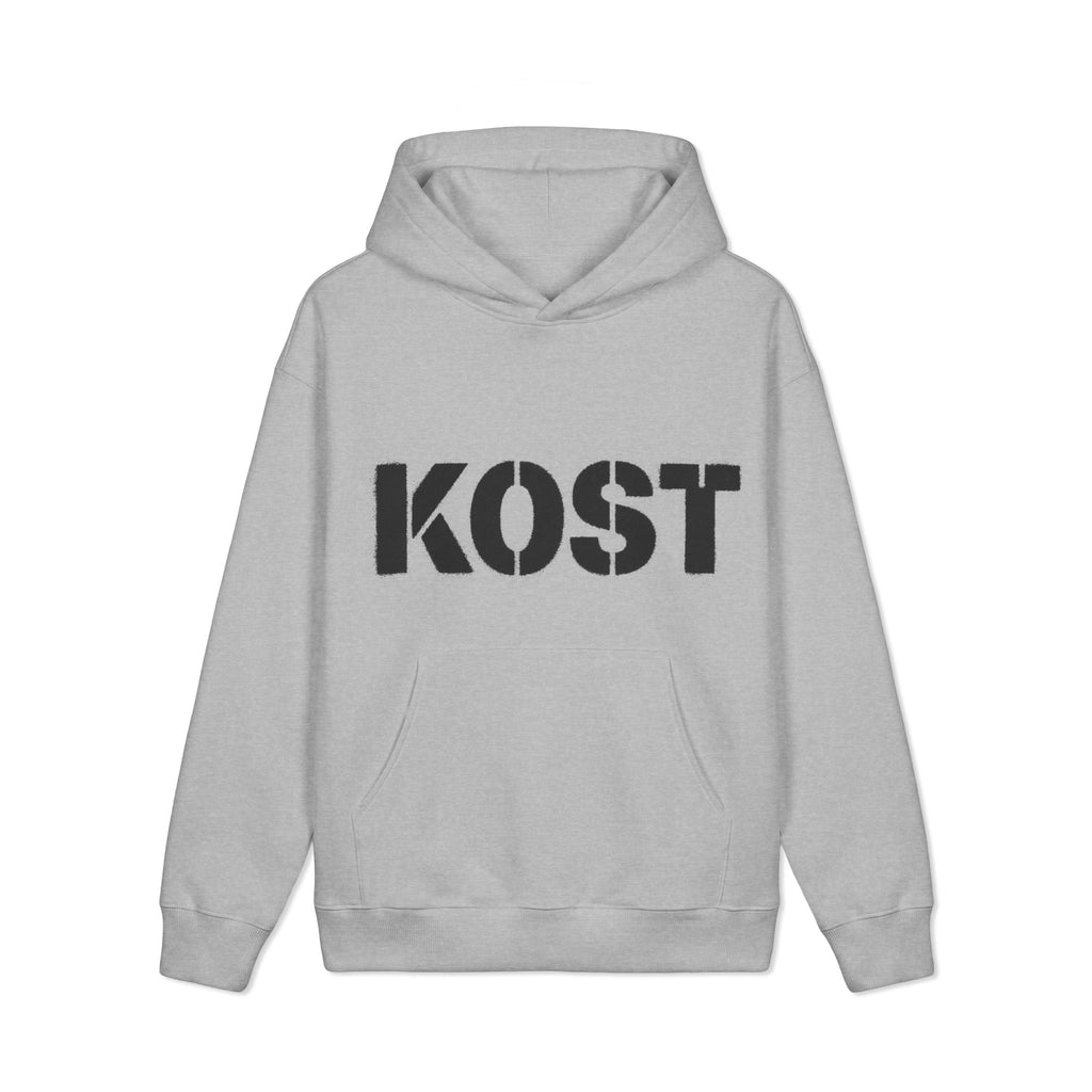 KOST Stencil Logo Hoodie — Vintage Military Streetwear Pullover