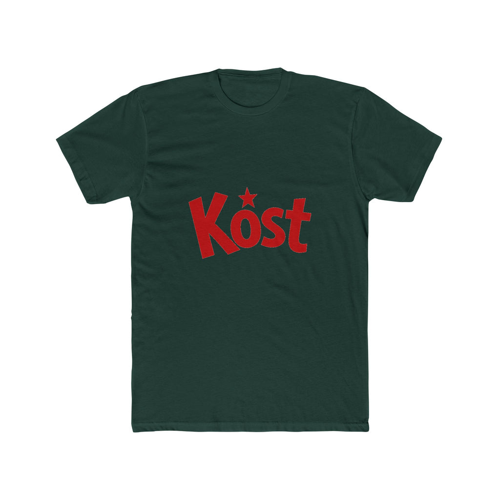 Kost Retro Script Tee — Bold Red Logo Shirt