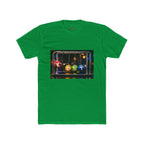 Newton's Cradle Kinetic Art Tee — 'Kest' Logo Graphic Cotton Shirt