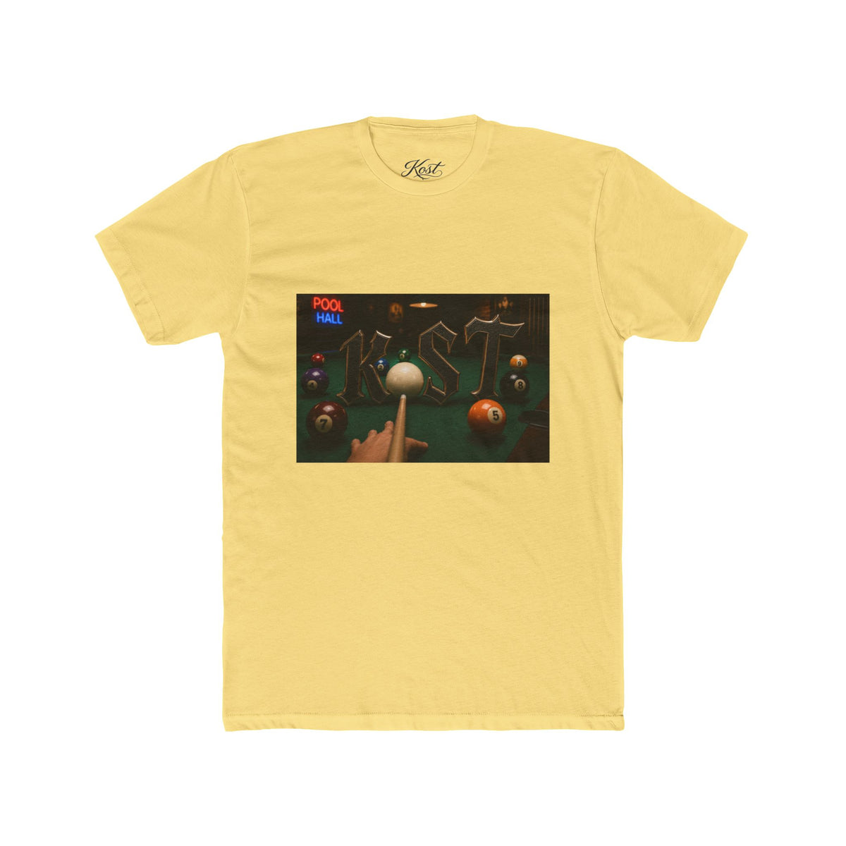 Pool Hall Retro Billiards Tee — "Pool Hall" Graphic T-Shirt