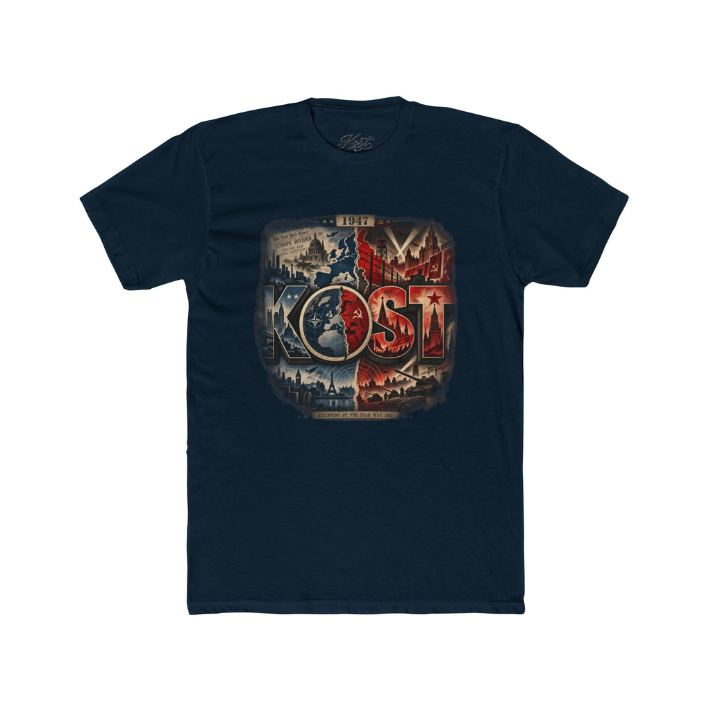LOST Vintage Adventure Tee — Distressed Map Graphic Crew Shirt
