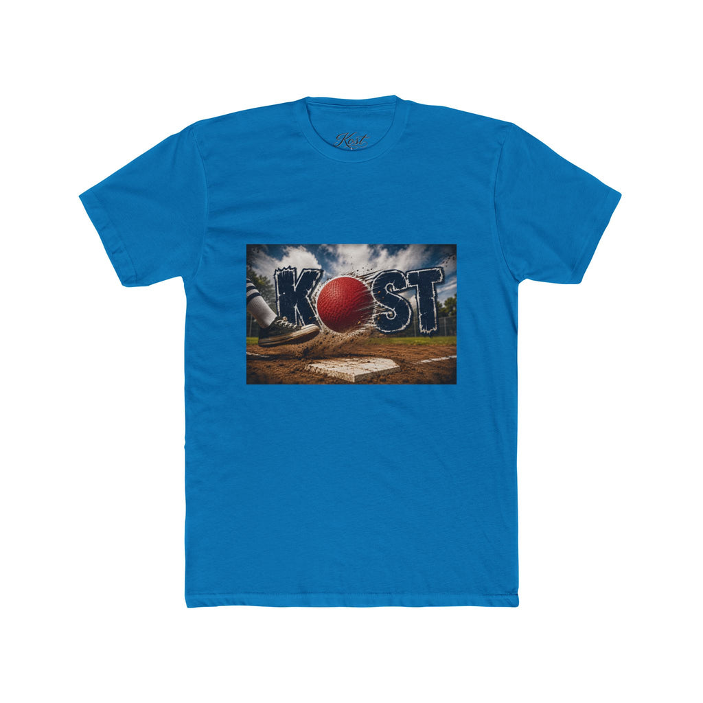 Baseball Field Graphic Tee — 'KOST' with Red Ball