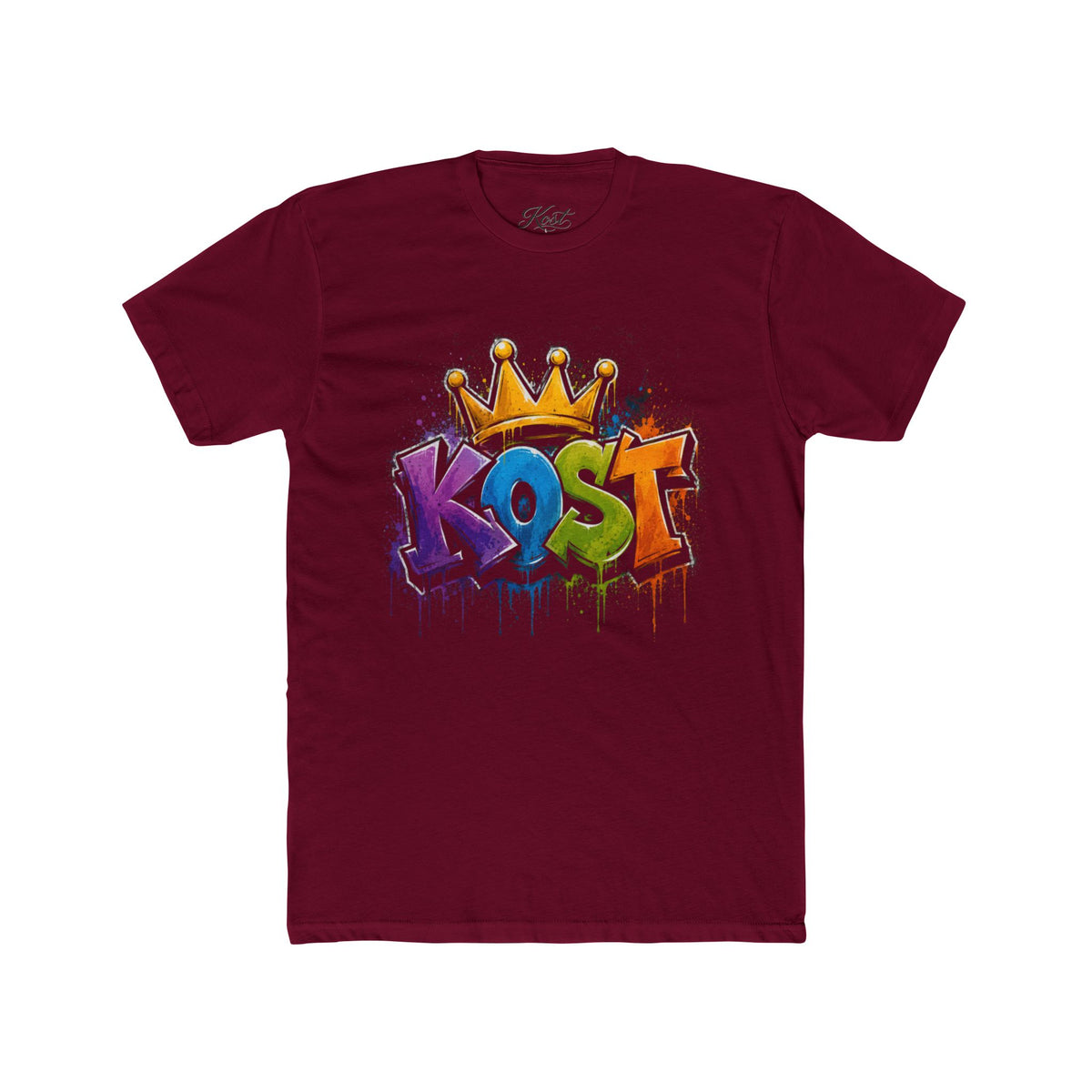 KOST Crown Graffiti Graphic Cotton T-Shirt