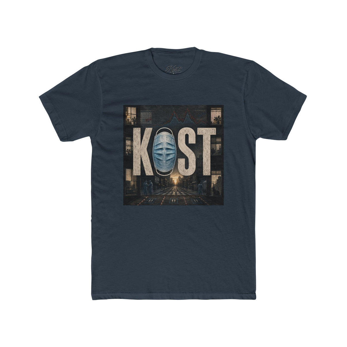 KOST Vintage Microphone Tee — Retro Radio Broadcast Graphic T-Shirt