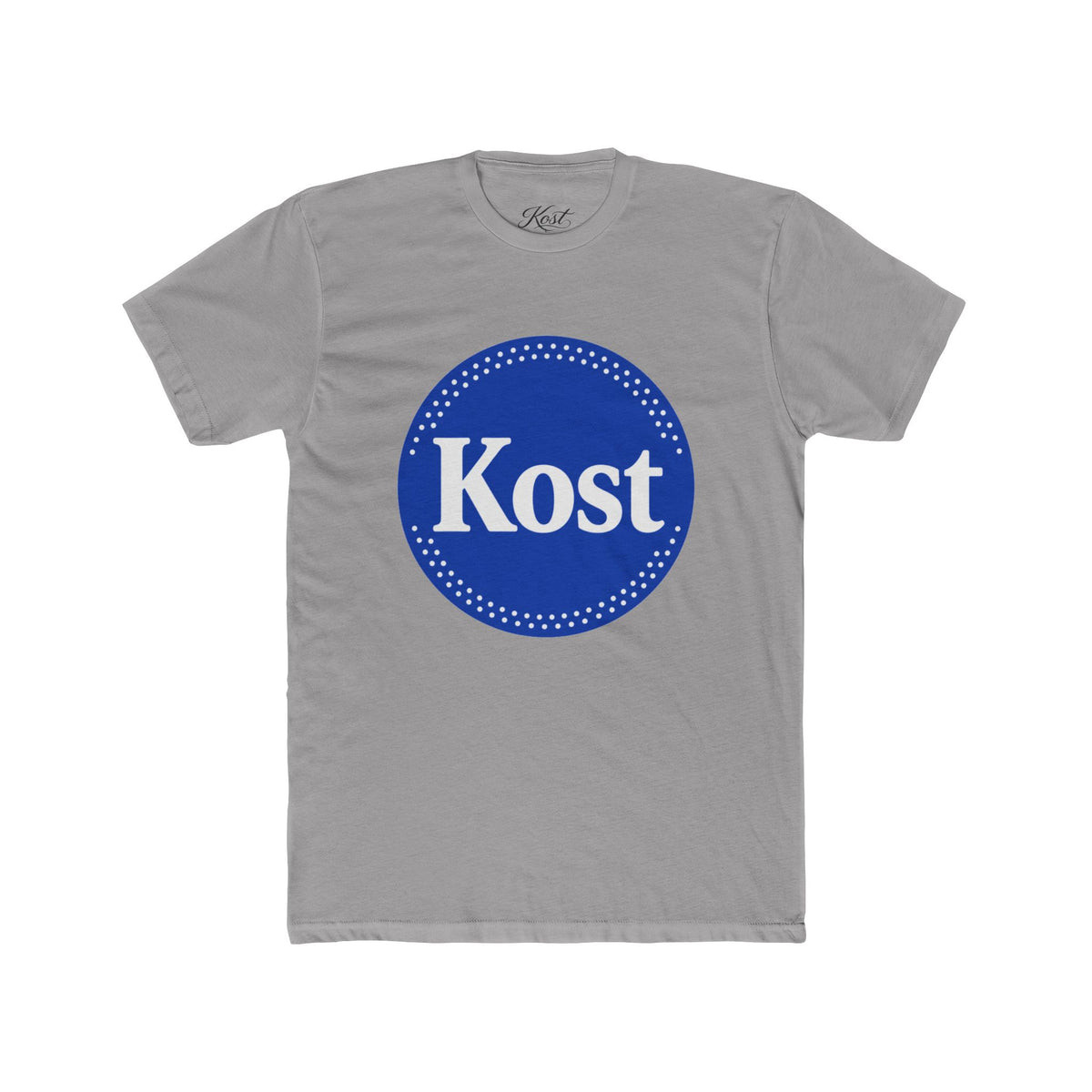 Kost Logo Tee — Vintage Blue Circle Graphic T‑Shirt
