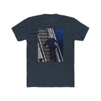 Vintage Skate Stairs Photo Tee — KOST Logo Graphic Crew Shirt