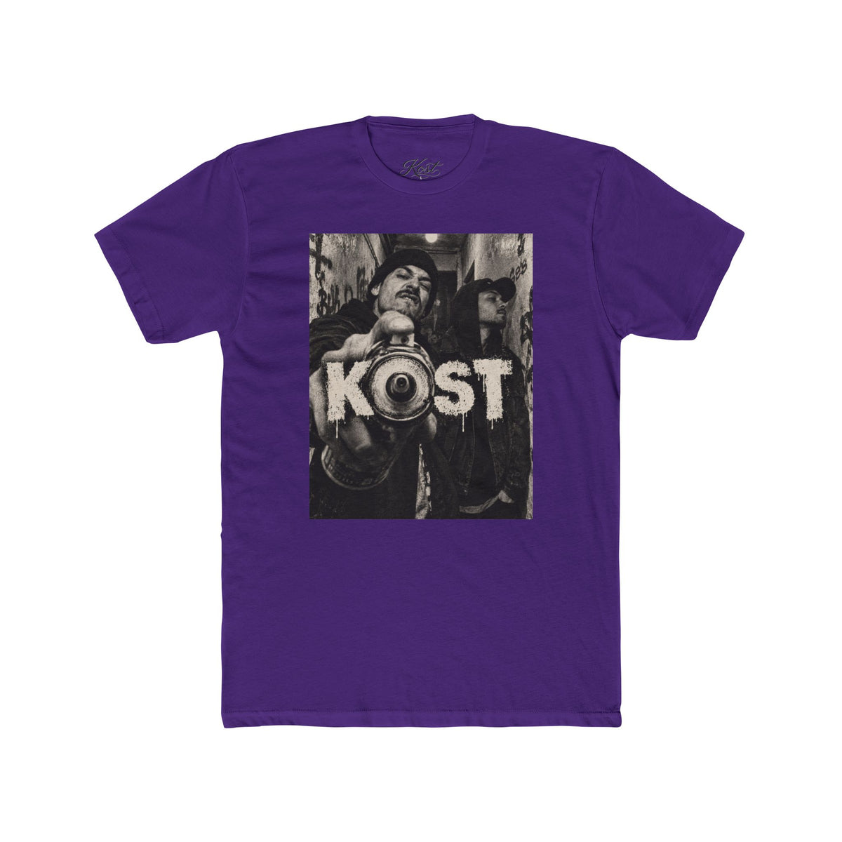 KOST Street Photo Crew Tee — Vintage Megaphone Graphic