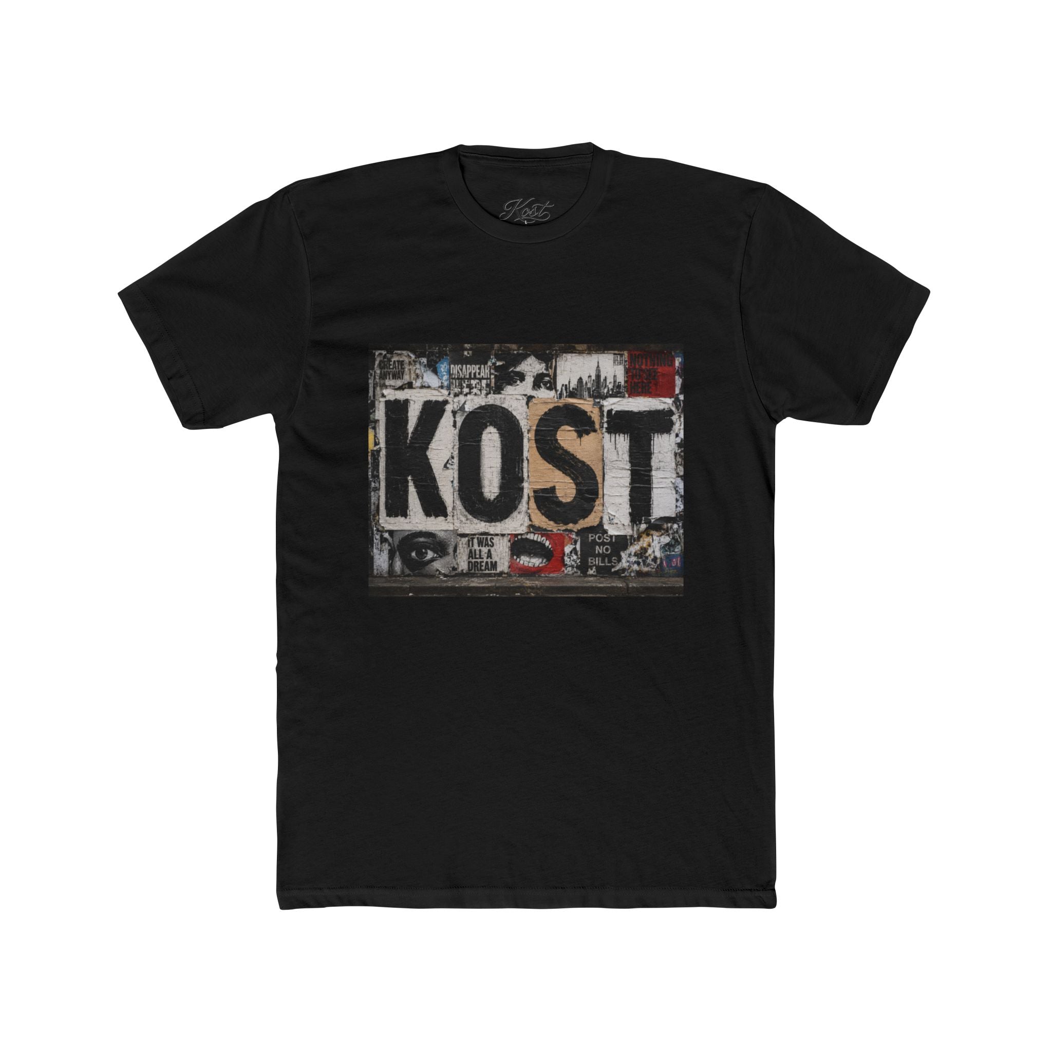 KOST Vintage Collage Tee — Retro Urban Graphic T‑Shirt