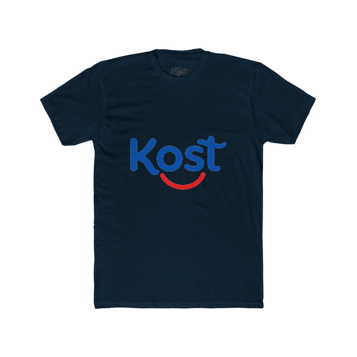 Kost Smile Logo Tee — Minimal Graphic Cotton Crew T-Shirt
