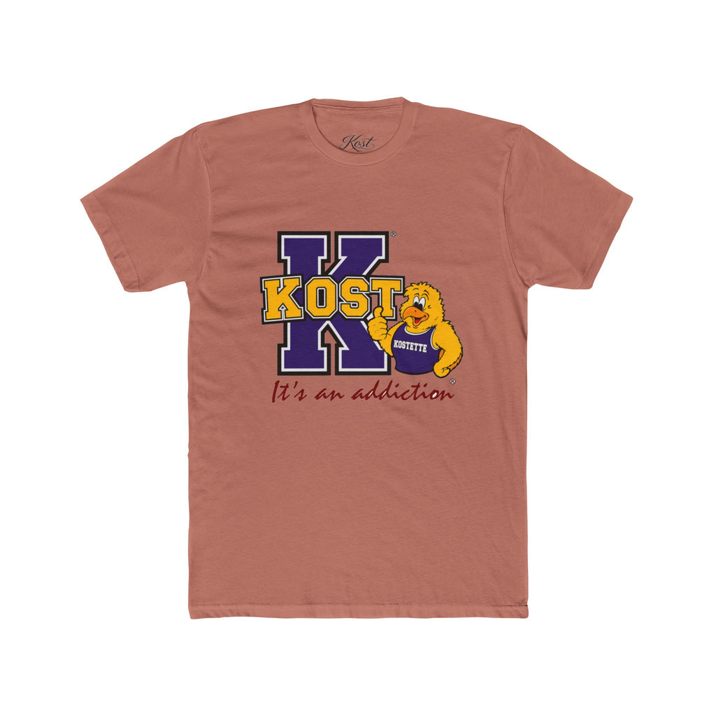 Kost University Bear Crew Tee — "It’s an Addiction" College Spirit T-Shirt