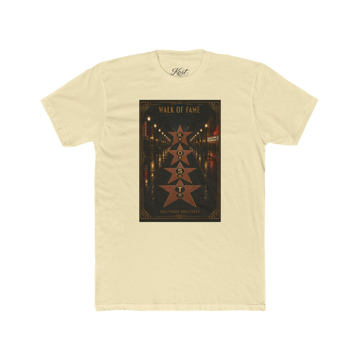 Walk of Fame Graphic Tee – Vintage Hollywood Star Design