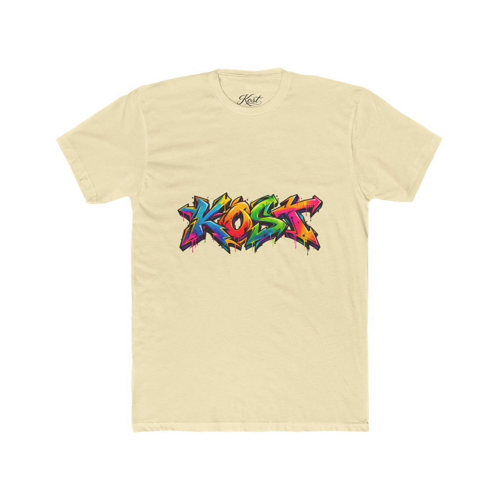 Graffiti 'Kost' Logo Tee — Colorful Streetwear Graphic T-Shirt