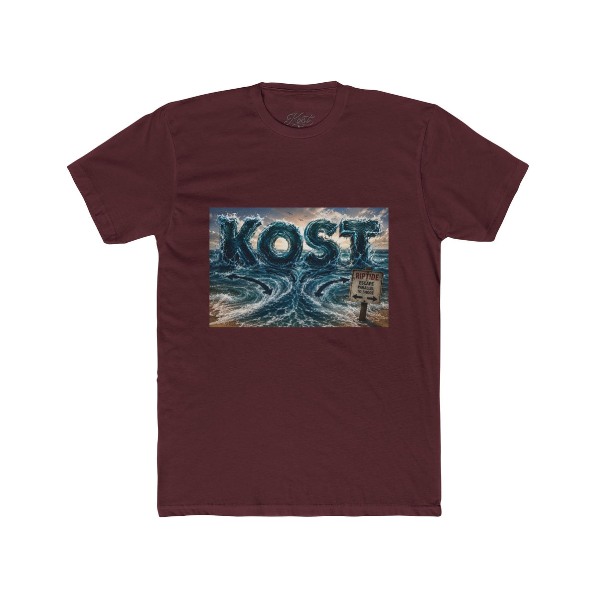 Kost Ocean Wave Graphic Tee — Surf-Inspired Vintage Coastal T-Shirt