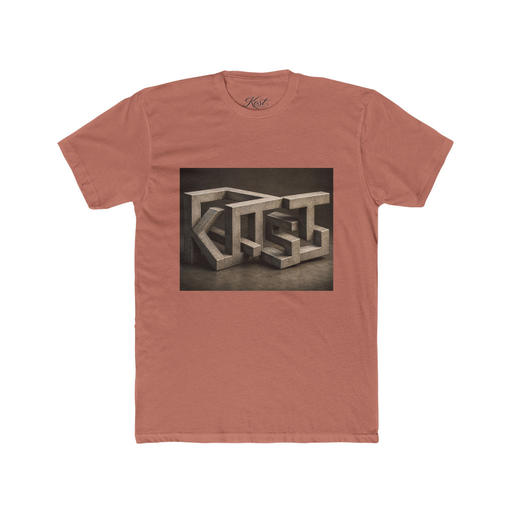 Geometric Concrete Blocks Art T-Shirt