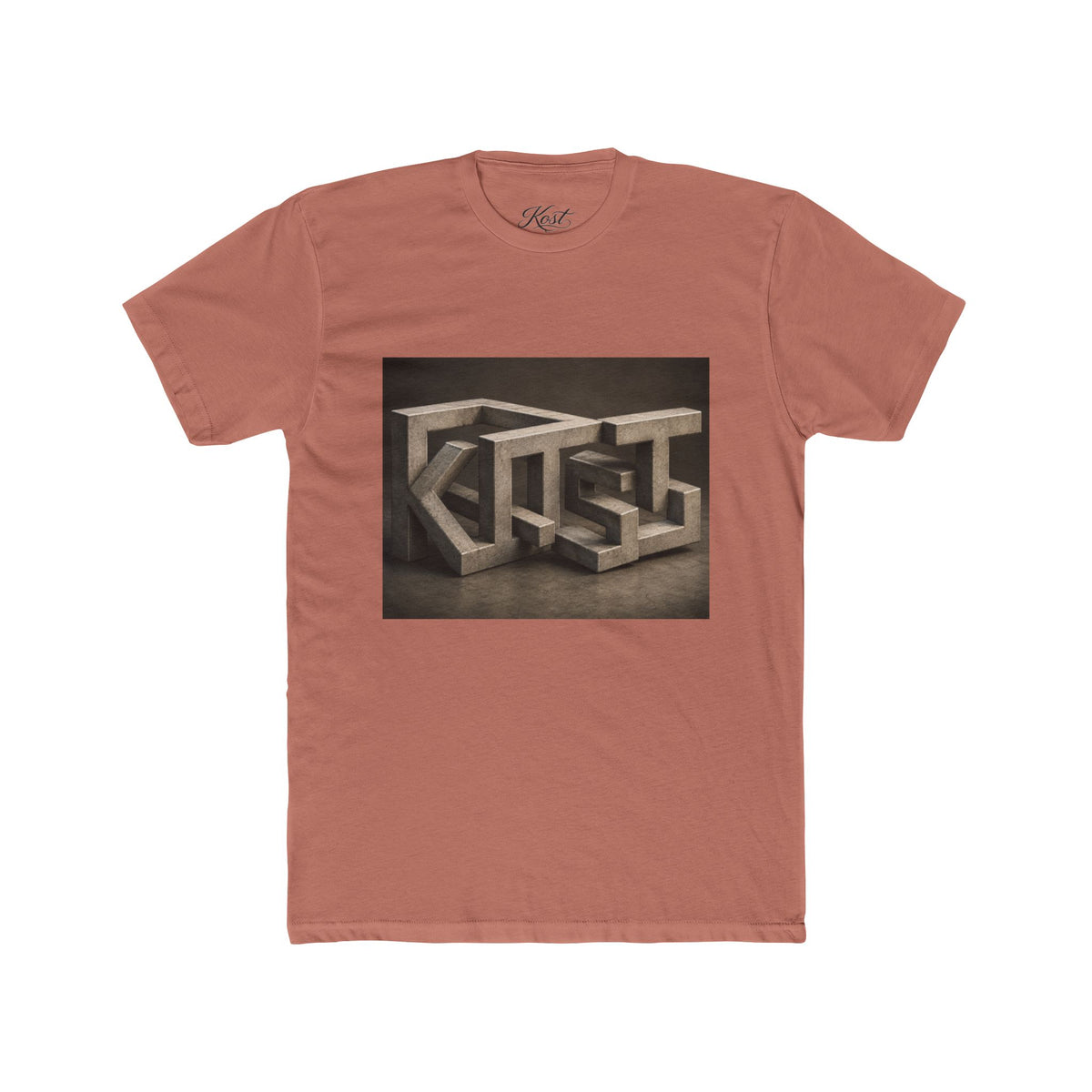 Geometric Concrete Blocks Art T-Shirt