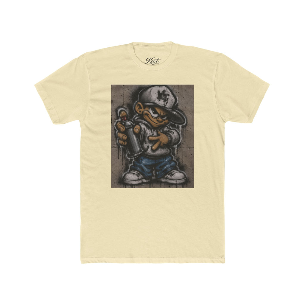 Graffiti Kid Tee — Urban Street Art Cartoon T-Shirt