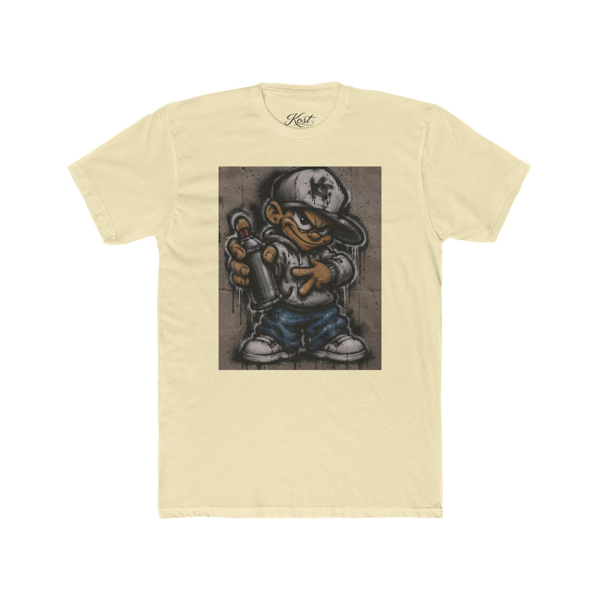 Graffiti Kid Tee — Urban Street Art Cartoon T-Shirt