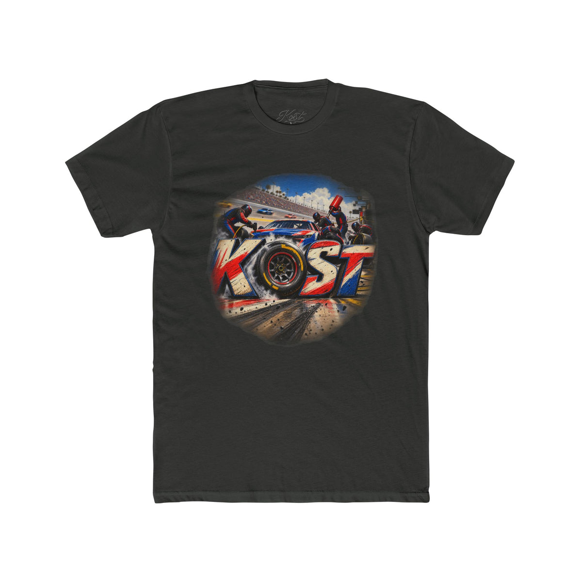 KOST Racing Motorcycle Tee — Vintage Track Bike Graphic Shirt