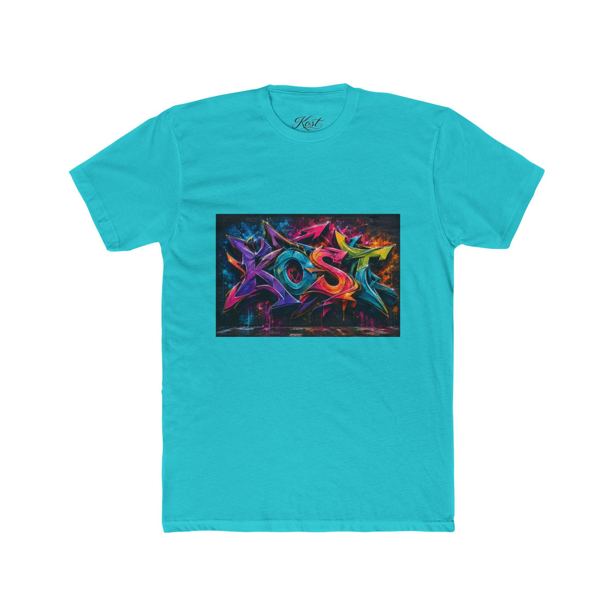 Abstract Neon Graffiti Tee
