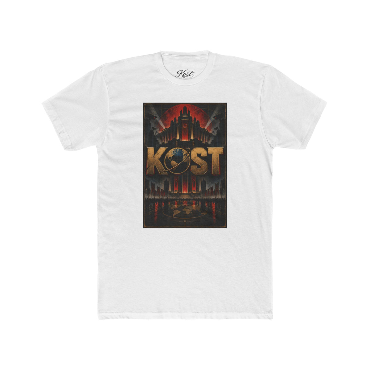 KOST Vintage Cityscape Tee — Retro Band Logo Graphic T-Shirt