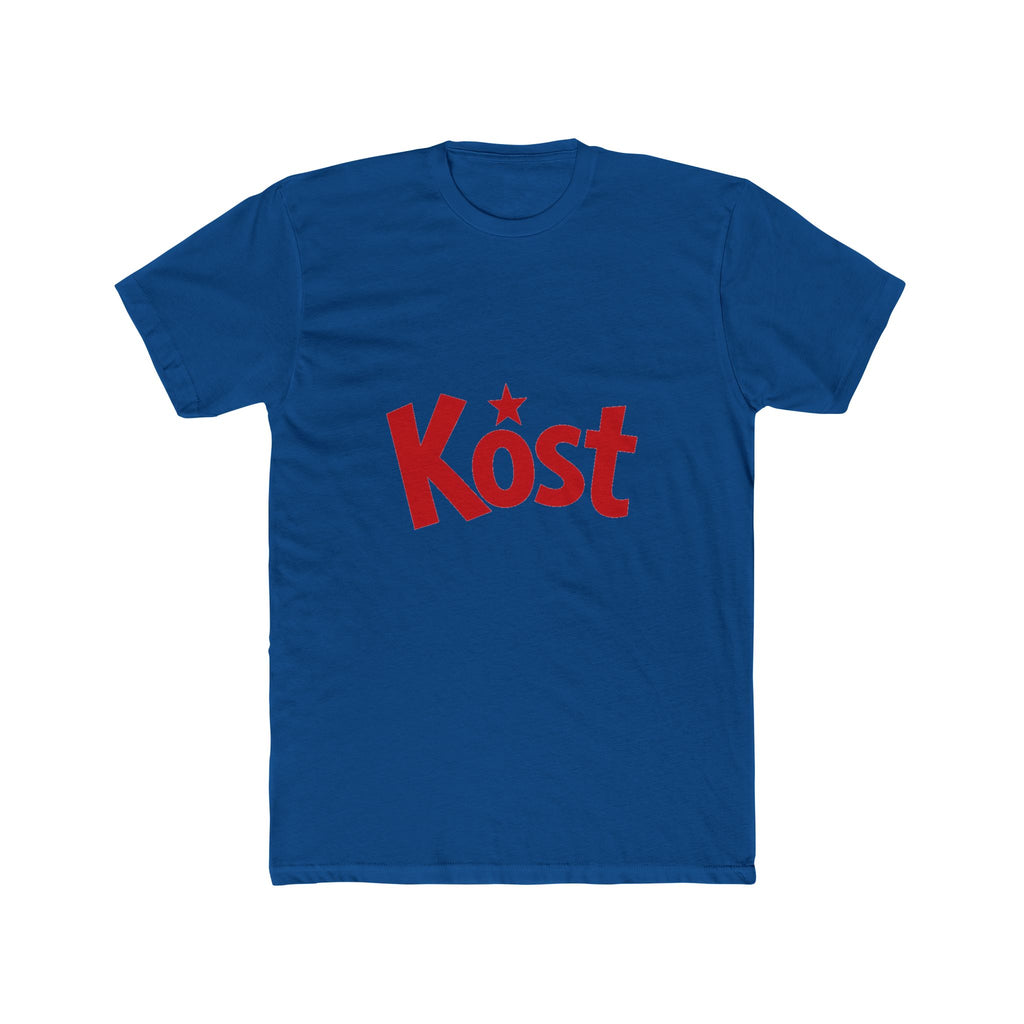 Kost Retro Script Tee — Bold Red Logo Shirt