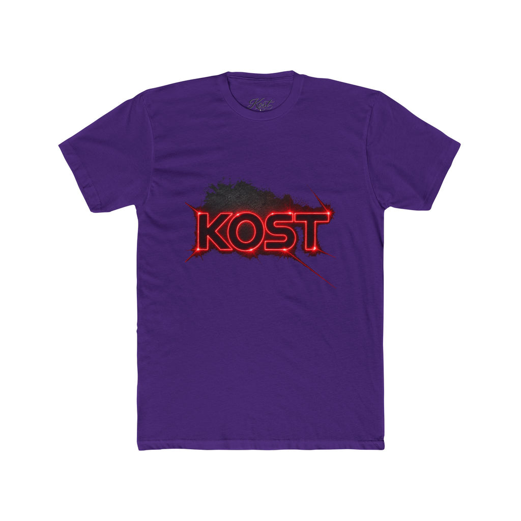 KOST Graphic T-Shirt – Distressed Red Logo Streetwear Tee