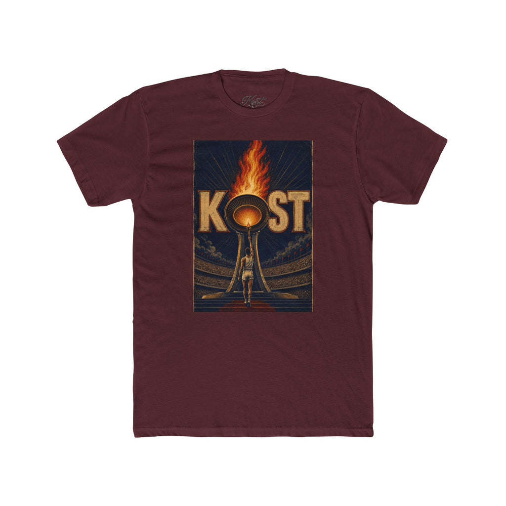 KOST Vintage Torch Tee — Retro Flame Graphic T-Shirt