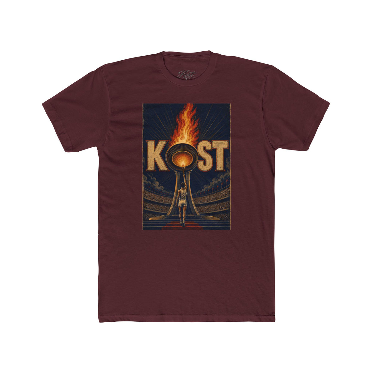 KOST Vintage Torch Tee — Retro Flame Graphic T-Shirt