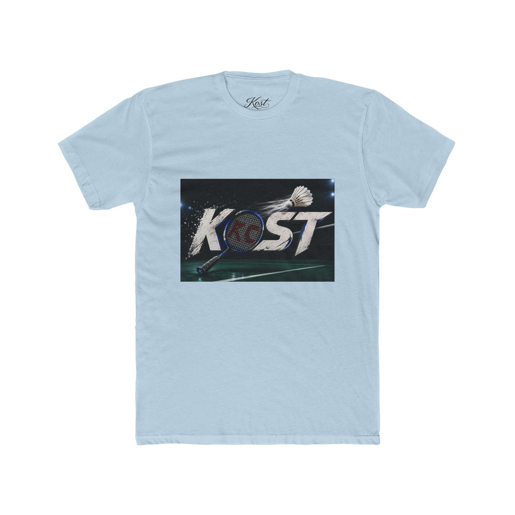 Kost Badminton Graphic Tee — Retro Shuttlecock Sports T‑Shirt