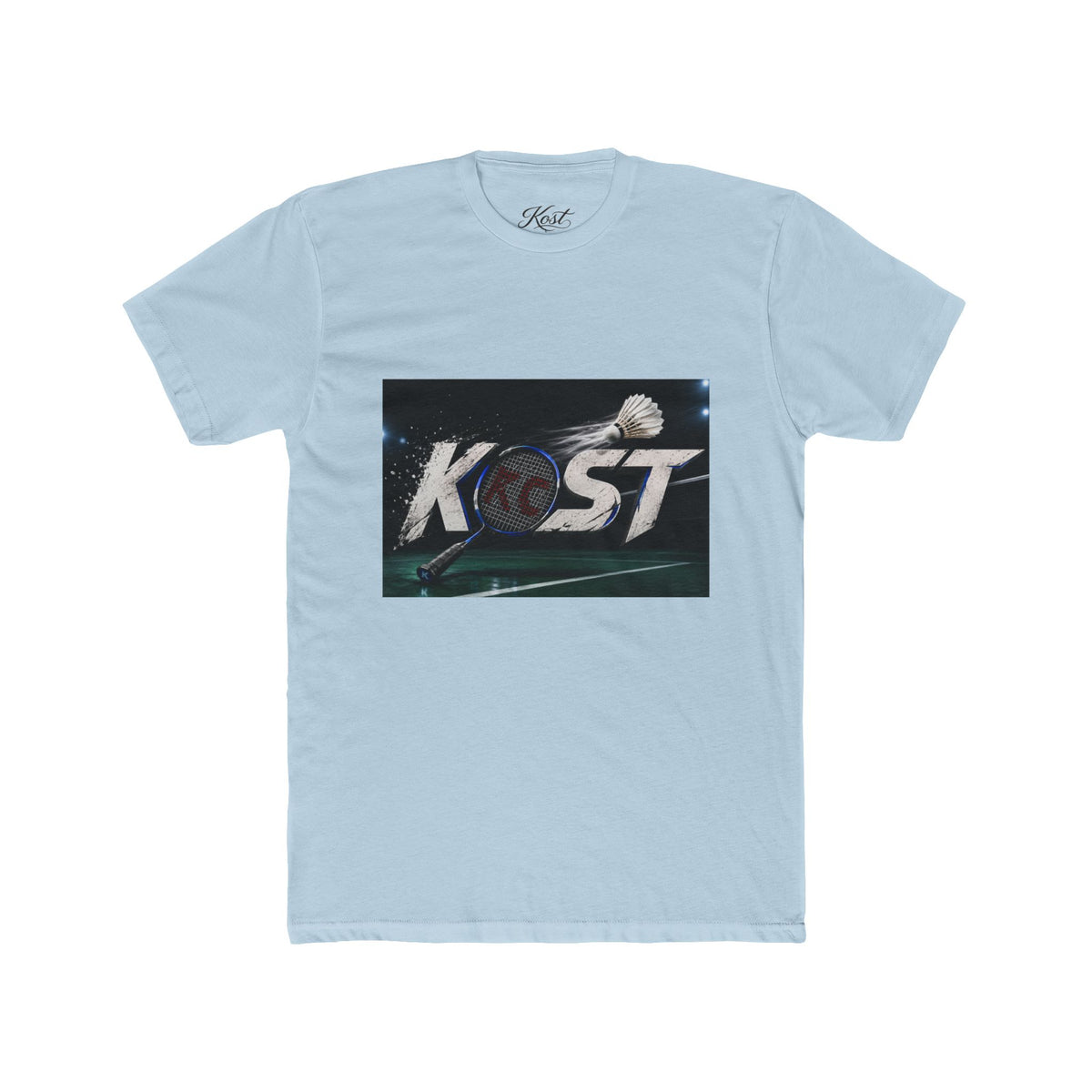 Kost Badminton Graphic Tee — Retro Shuttlecock Sports T‑Shirt