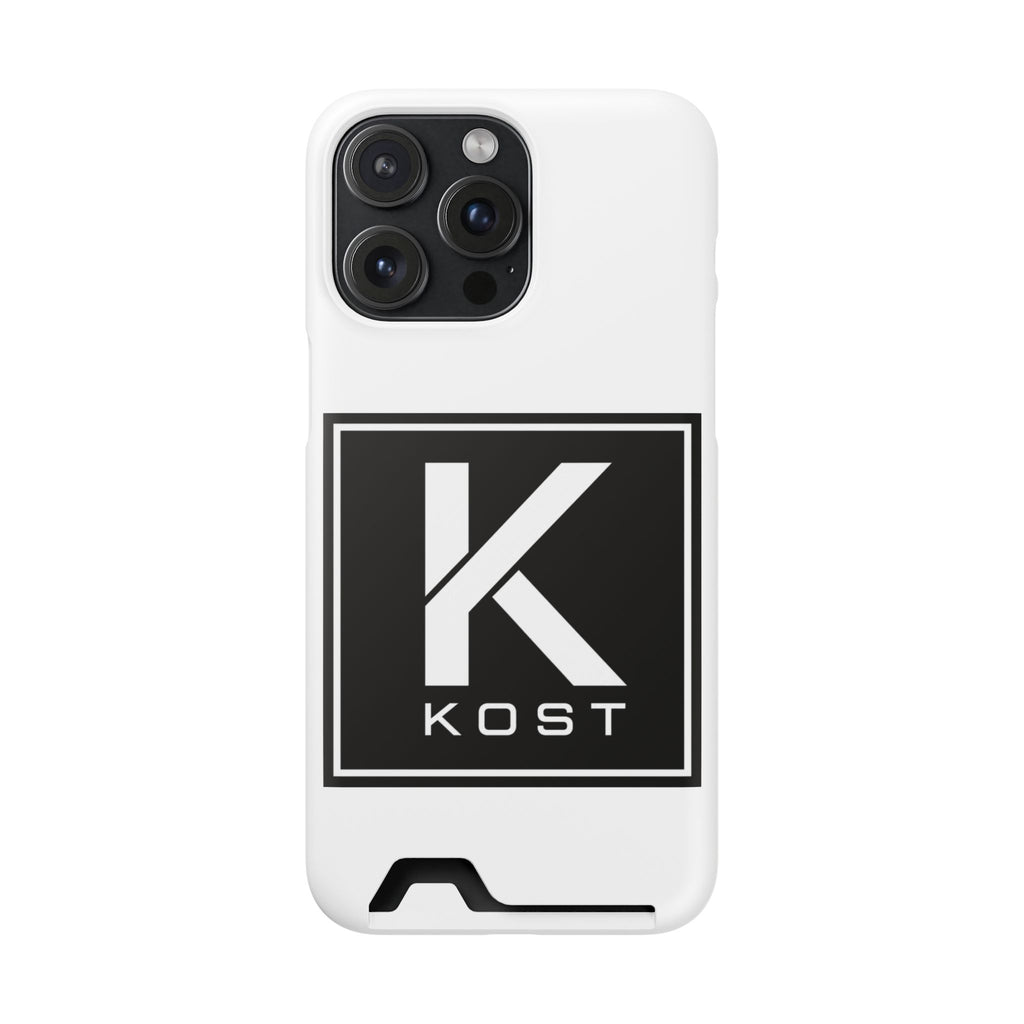 KOST Logo Phone Case with Card Holder